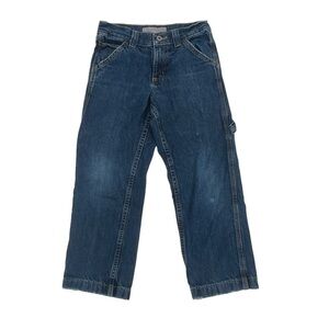 JK Indigo Cargo Jeans Size 8 Big Kids